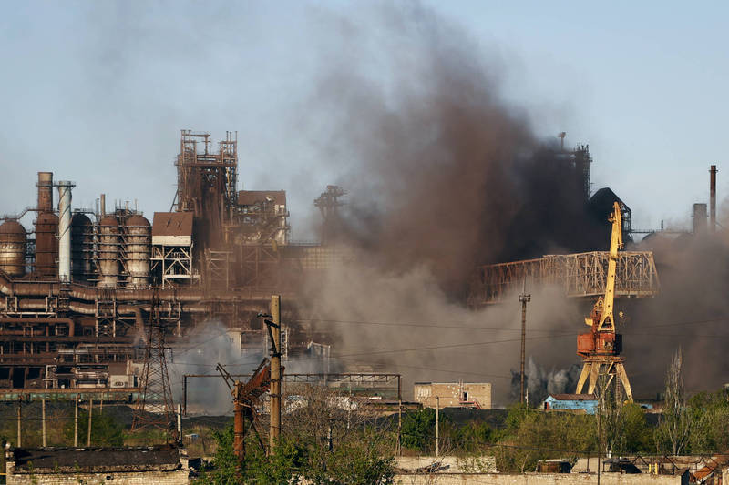 俄军目前已完全控制马立波亚速钢铁厂。（美联社资料照）(photo:LTN)