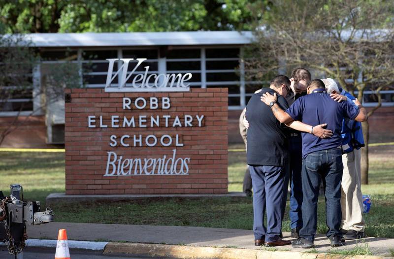 德州洛伯小學槍擊案震驚全美。（路透）
