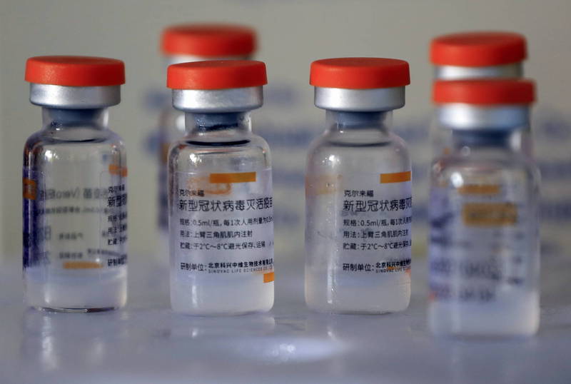 图为中国科兴疫苗。（欧新社档案照）(photo:LTN)