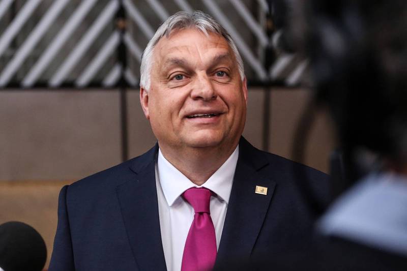 歐盟決定年底前禁運約9成俄油，匈牙利則獲豁免權，匈牙利總理奧班宣稱自己成功讓歐盟做出「最大的讓步」。（彭博）