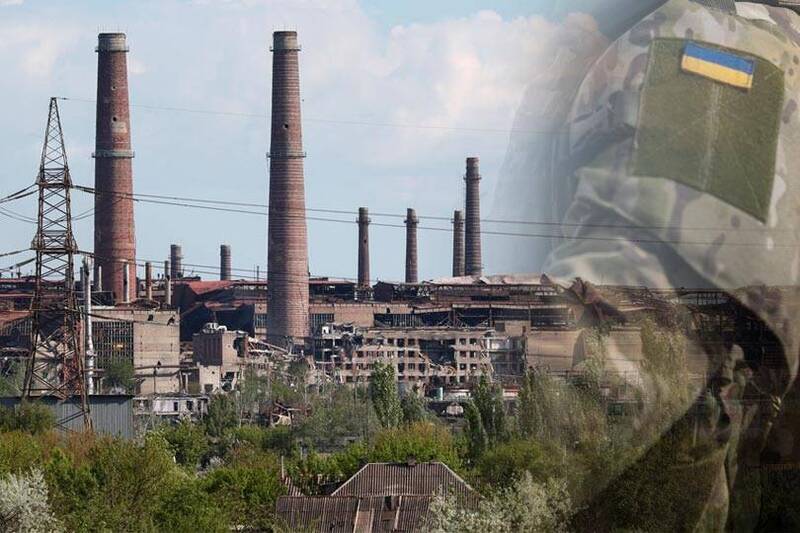 亲莫斯科的「伪顿涅茨克人民共和国」司法部长西罗瓦特科警告，亚速钢铁厂约2500名乌克兰守军恐面临死刑。（美联社、路透；本报合成）(photo:LTN)