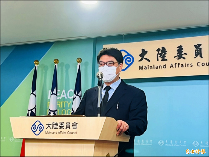 陆委会发言人邱垂正今日表示，纵使北京透过宣传企图掩饰其在新疆迫害人权的罪行，但事实并无法被掩盖。（记者陈钰馥摄）(photo:LTN)