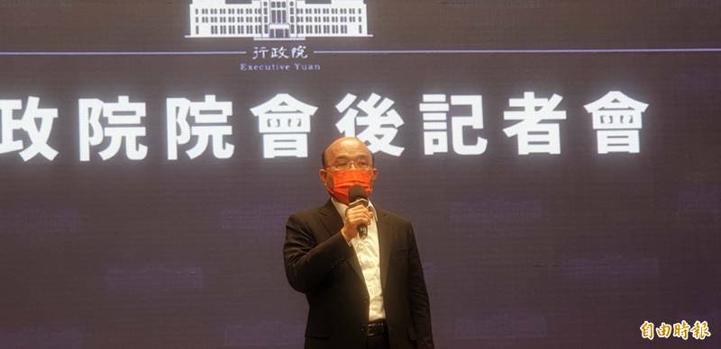 台美21世紀貿易倡議啟動，行政院長蘇貞昌表示，深具重大戰略意涵。（資料照）