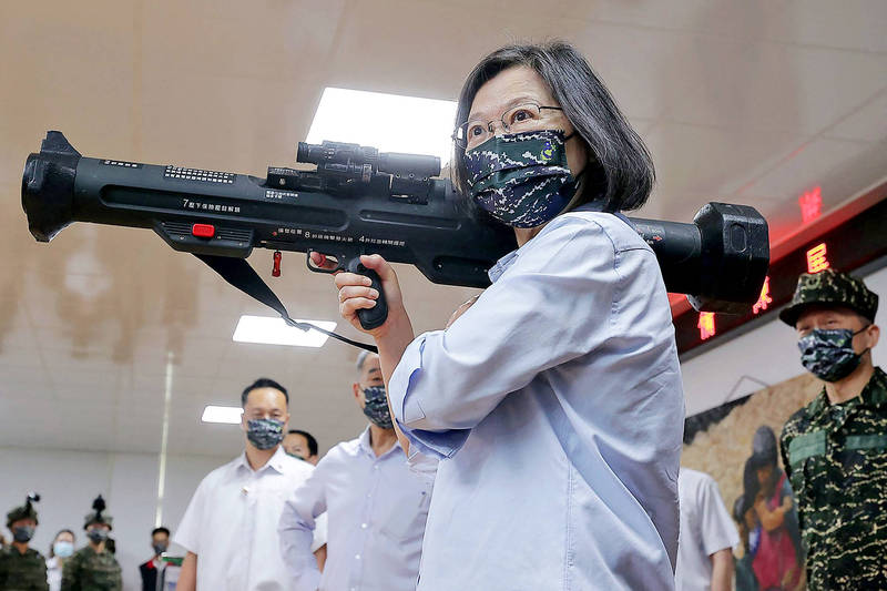 《TAIPEI TIMES》 Tsai inspects Taoyuan troops, weapons - 焦點 - 自由時報電子報