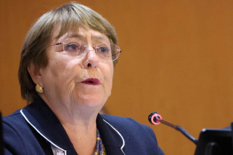 聯合國人權事務高級專員巴舍萊（Michelle Bachelet）日前剛結束中國的6天訪問行程，不料卻因未深入接觸新疆被迫害團體，受到許多人的不滿與質疑。（路透社）