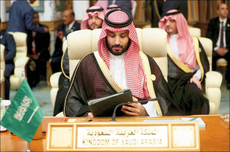美国媒体称拜登总统本月下旬的海外行将纳入沙乌地阿拉伯，并与沙国王储兼实际领导人穆罕默德．沙尔曼会面。图为穆罕默德档案照。（路透）(photo:LTN)