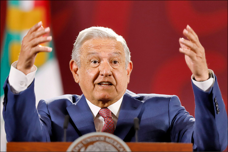 墨西哥总统罗培兹欧布拉多要求美国总统拜登邀请所有美洲国家领袖参与美洲峰会，否则他不排除缺席抗议。（欧新社）(photo:LTN)