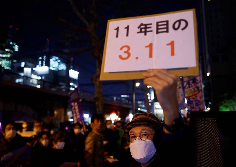 福島核爆至今已11年，東電近日以社長名義向撤離居民致歉。（路透）