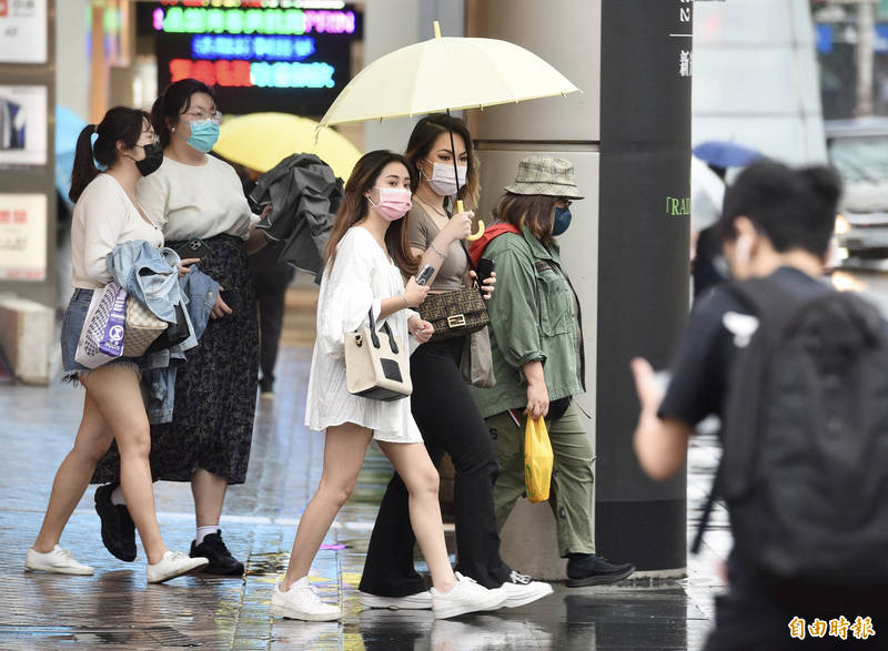 滯留鋒雨帶今日在台灣上空，帶來顯著降雨。（資料照）