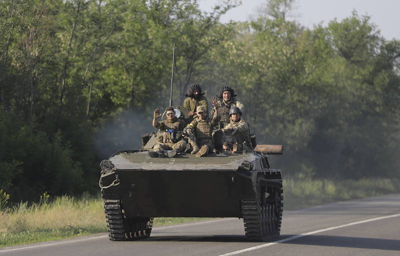 乌克兰持续在顿巴斯地区抵抗俄军进犯。示意图。（欧新社）(photo:LTN)