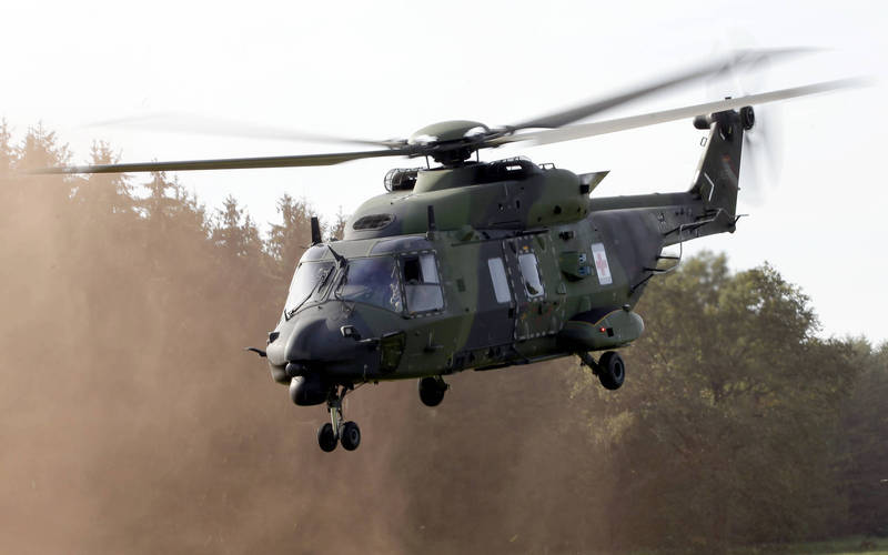 挪威宣布，NH90直升机毛病太多且不符合作战需求，决定退货。图为德国联邦国防军所属的NH90。（美联社）(photo:LTN)