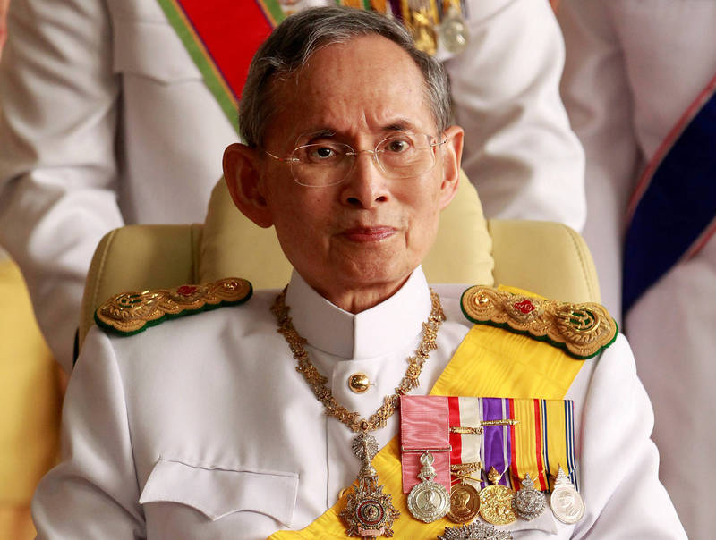 泰国已故国王蒲美蓬。（路透）(photo:LTN)