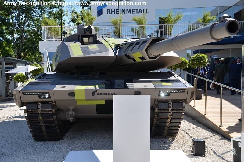 德国新型主战KF-51「黑豹」，在2022「欧洲国际防务展」上亮相。（翻摄自推特）(photo:LTN)