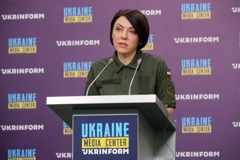 烏國防部副部長馬爾亞爾表示，目前烏方僅收到西方承諾軍援的10%。（圖翻攝自推特）