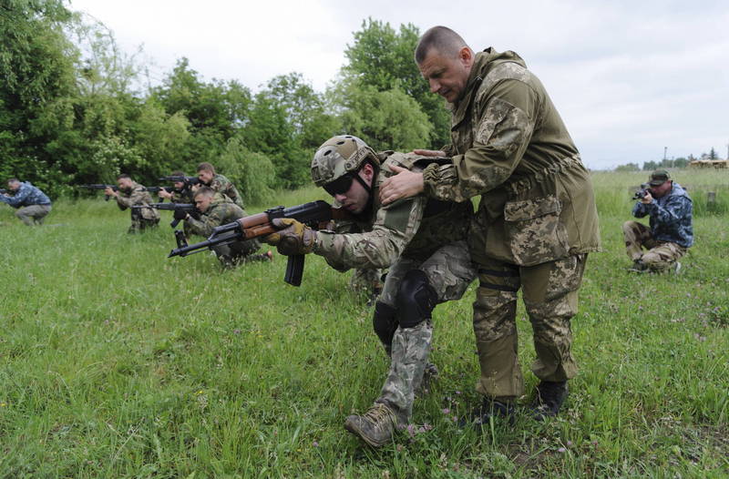 英國將為烏克蘭舉辦大規模軍事訓練。示意圖。（歐新社）