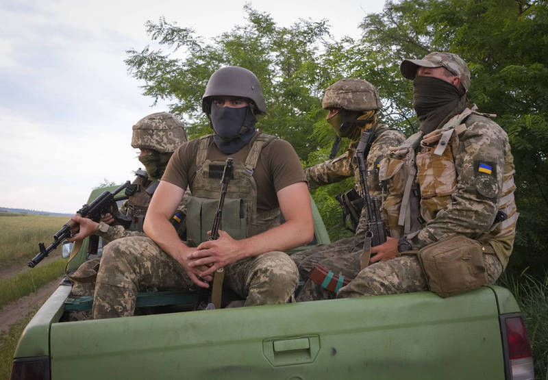 虽然卢甘斯克地区战况艰困，但乌军仍坚守防线。（美联社）(photo:LTN)