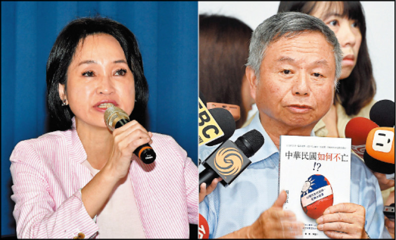 國民黨高雄市長徵召人選迄今未定，在黨內紛擾不斷下，昨傳高層打算於本週中常會推出徵召人選，快刀斬亂麻。目前傳聞人選若非國民黨智庫執行長柯志恩（左），就是前衛生署長楊志良（右）。（資料照）