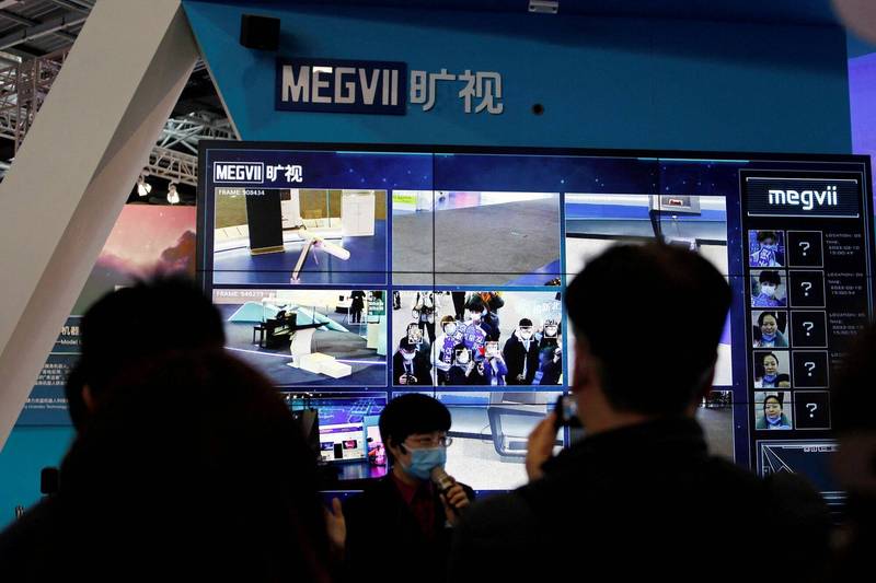 根据《纽约时报》报导，中国公安已在使用中国监控设备大厂旷视科技（Megvii）可连结一个人的多种数据和身分社会关系的软体。（路透）(photo:LTN)