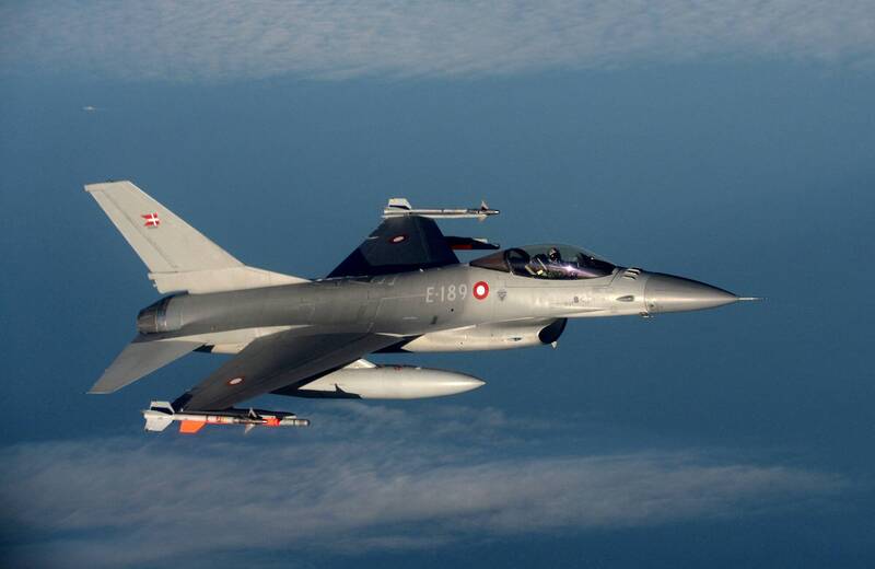 丹麥宣布延長F-16運作直到2027年。（路透）