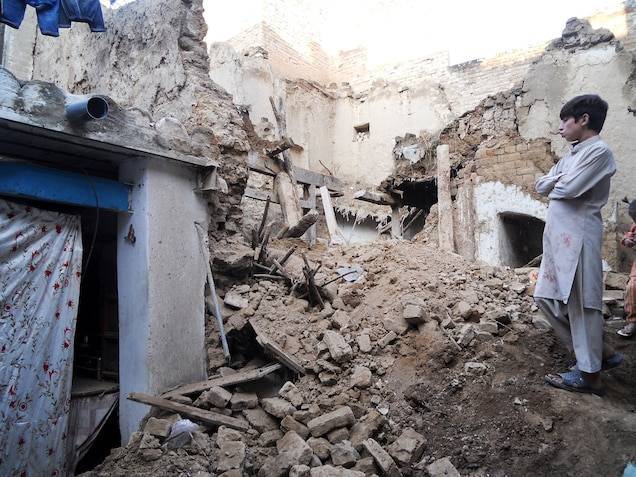 阿富汗東南部今發生規模6.1地震，死傷持續攀升。（取自推特）