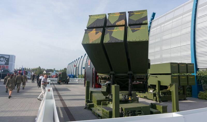 消息人士指出，美國可能會在本週宣布提供烏克蘭「NASAMS」中遠程反飛彈系統。圖為「NASAMS」反飛彈系統。（歐新社）