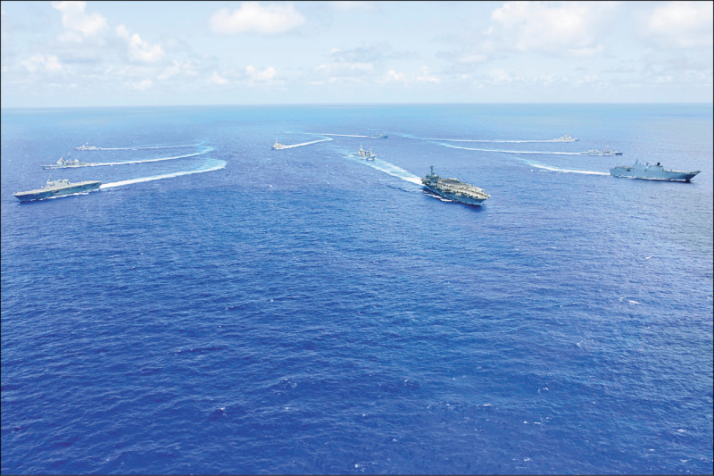 2022年环太平洋军事演习（RIMPAC）6月29日起至8月4日在夏威夷至南加州之间的海域举行，今年有26国参与这场全球最大规模的海上演习，已有14国21艘舰艇停泊在夏威夷珍珠港。（取自RIMPAC推特）(photo:LTN)