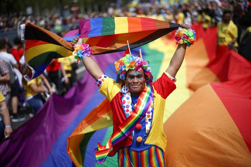 英國倫敦昨舉辦「倫敦驕傲」（London Pride）同志大流行。（路透）