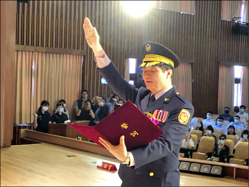高雄市警局長由警政委員林炎田接任。（資料照）