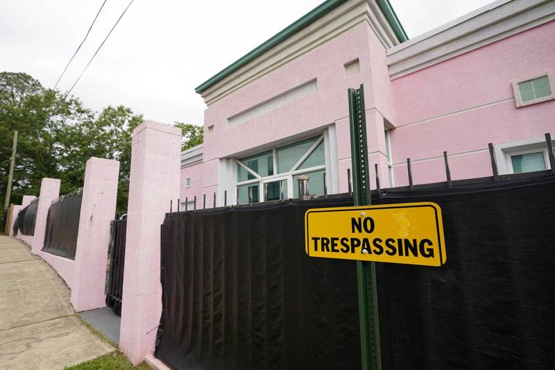 美国密西西比州的杰克森妇女健康组织（Jackson Women's Health Organization）因建物外墙颜色，又名粉红之家（Pink House）。（美联社资料照）(photo:LTN)