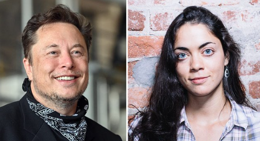 馬斯克與齊利斯。（圖擷取自推特）