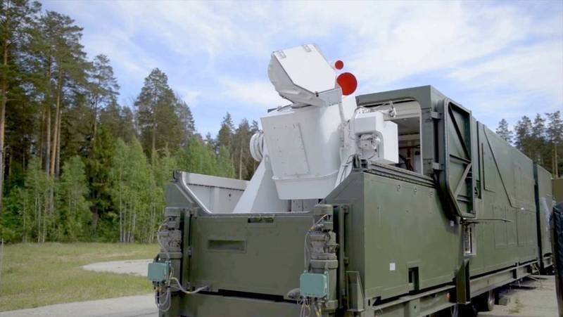 俄军还出动用于防空、号称可以瘫痪轨道卫星的「佩列斯韦特」（Peresvet）雷射武器系统。（翻摄俄罗斯国防部官网）(photo:LTN)