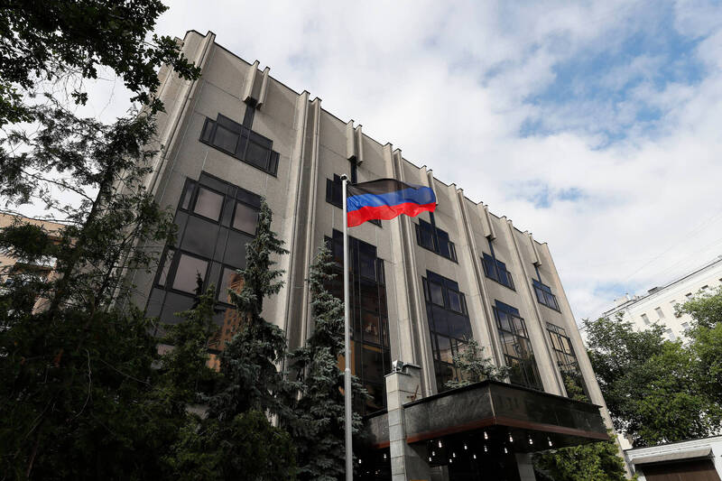 顿内茨克人民共和国12日于莫斯科开设大使馆。（欧新社）(photo:LTN)