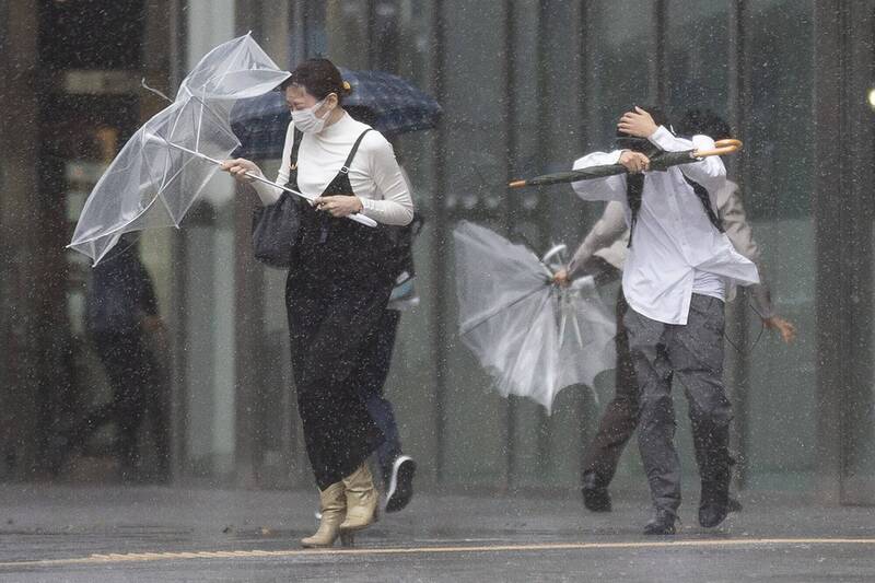 日本宮城縣遭遇暴雨襲擊，仙台市發布了避難指示。日本暴雨示意圖。（美聯社）