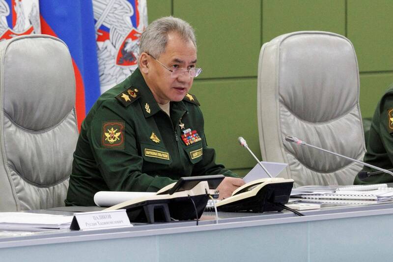 俄罗斯国防部长绍伊古16日下令各前线军事单位提高行动强度。（路透）(photo:LTN)