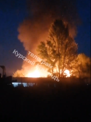 有消息指出，位在俄国境内库斯克地区沃罗什涅洛（Voroshnevo）发生爆炸。（图撷取自推特）(photo:LTN)