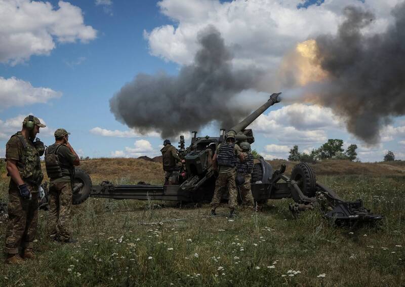 乌军在顿巴斯地区对抗俄军勐烈攻势。（路透）(photo:LTN)