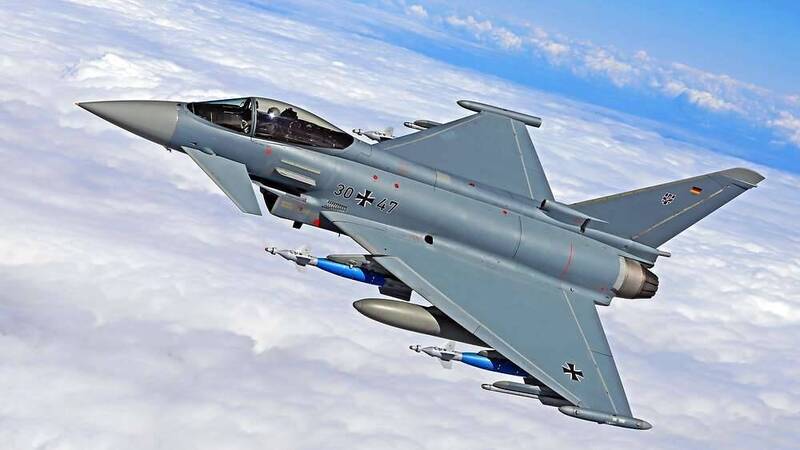 德國聯邦空軍現役的4.5代颱風戰機（Eurofighter Typhoon）。（圖/德國聯邦國防軍官網）