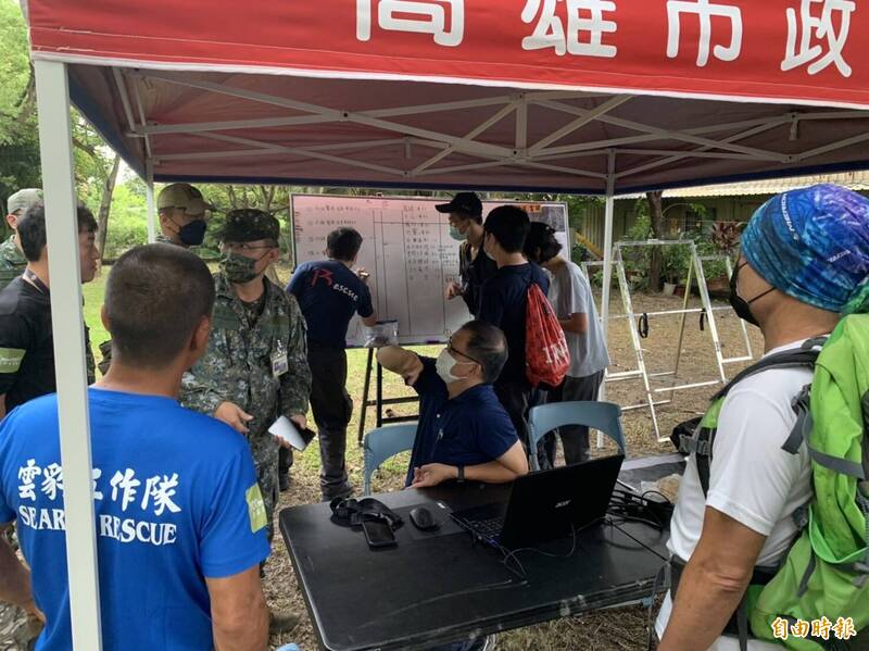 高雄失智婦登山走失，陸軍步訓部今投入搜救行動。（記者陳文嬋攝）