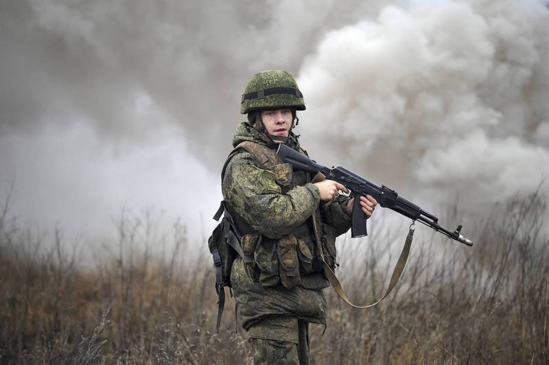 烏克蘭示警，俄羅斯成立打擊部隊，目標鎖定澤倫斯基老家。圖為俄羅斯士兵。（美聯社資料照）