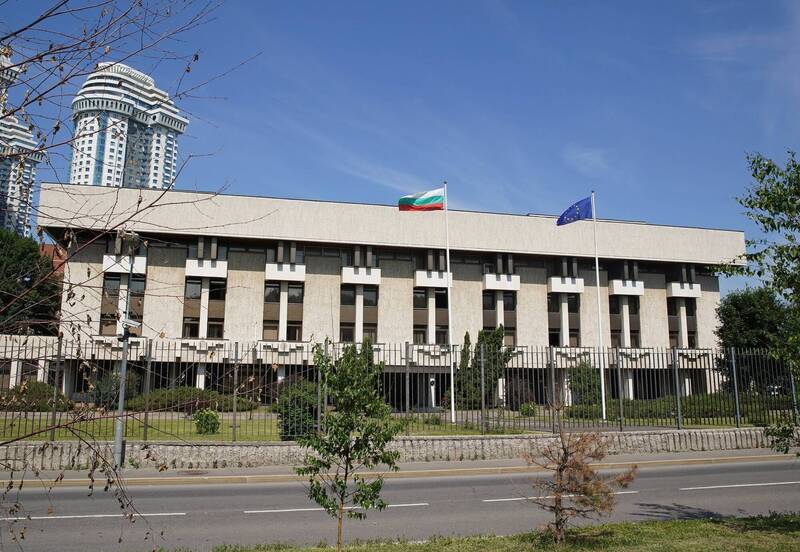 俄罗斯本日宣布将14名保加利亚外交人员驱逐出境。图为保加利亚在俄罗斯首都莫斯科的大使馆。（路透）(photo:LTN)