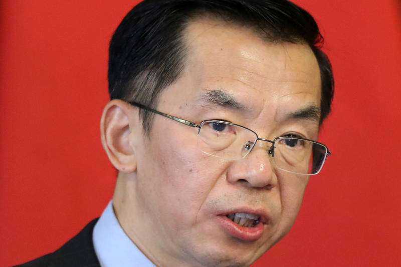 中國駐法大使盧沙野（圖）公開揚言統一之後要對台灣人「再教育」，狂妄言論引發譴責。（路透）
