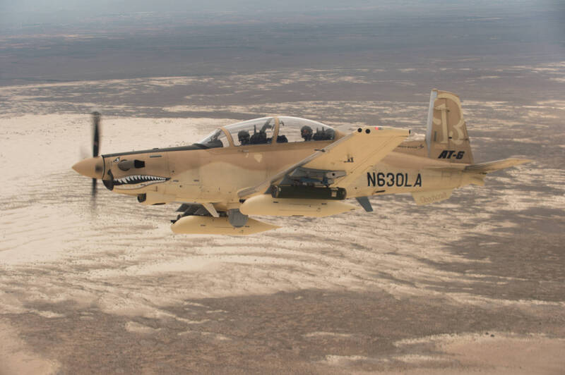 AT-6E「金刚狼」轻型攻击机。（撷取自美国空军官网）(photo:LTN)