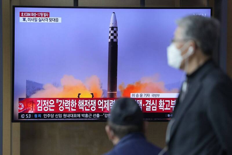 北韩今早朝黄海发射飞弹。图为示意图。（美联社）(photo:LTN)