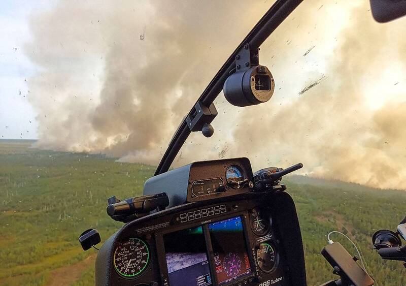 俄罗斯利珊州林地失火，国际环保团体绿色和平组织估计，失火面积为3300多公顷。（法新社）(photo:LTN)