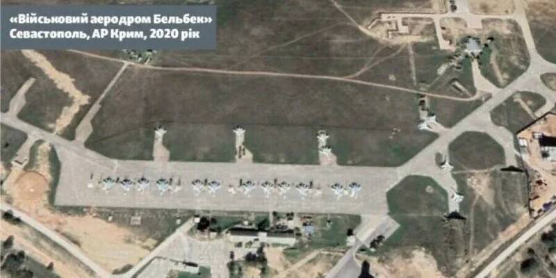 克里米亚的贝尔贝克空军基地空拍图。（取自Google Earth）(photo:LTN)