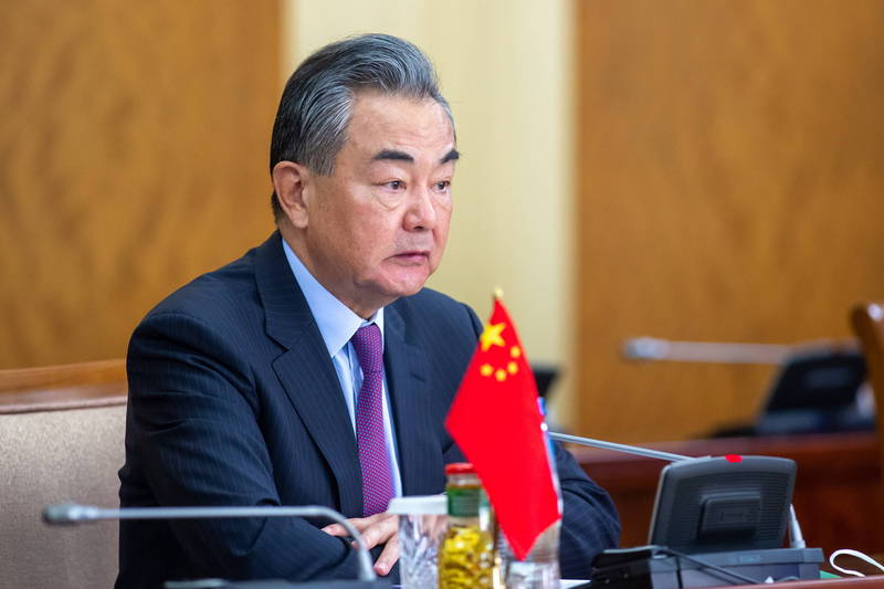 中国外交部长王毅宣布。将免除非洲17个国家截至2021年底共23笔对中国的无息贷款债务。（欧新社）(photo:LTN)