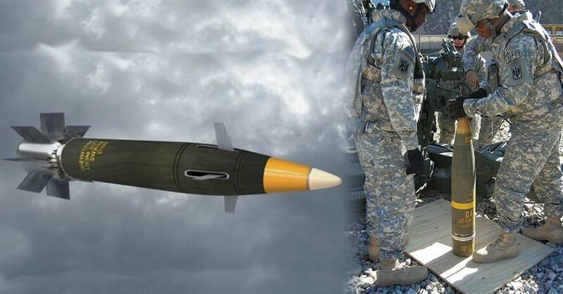 雷神的M982「神剑」砲弹，是铜斑蛇之后，新一代的雷射导引精准砲弹。（图/美国陆军）(photo:LTN)