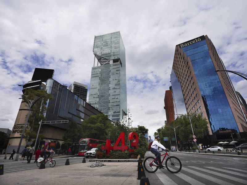 美国人看准墨西哥城的低物价和远端工作的优势，开始移居至该地工作与生活。（美联社）(photo:LTN)