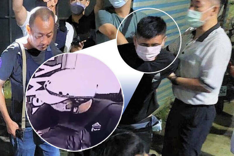 林信吾殺害2名員警,引發社會對死刑議題的討論。(警方提供、讀者提供,本報合成) 林信吾殺害2名員警,引發社會對死刑議題的討論。(警方提供、讀者提供,本報合成)