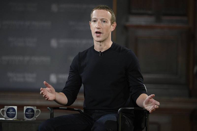 脸书创办人札克柏格（Mack Zuckerberg）抱怨，当上Meta CEO的每一天就像「胃被打了一拳」的感觉，引发美国网友热议。（美联社）(photo:LTN)